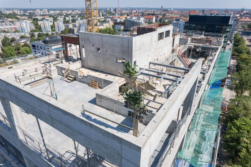 Centrum Południe we Wrocławiu z najnowszym 55-metrowym wieżowcem