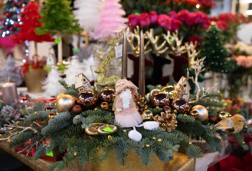 Stoiska i produkty w Hali Targowej