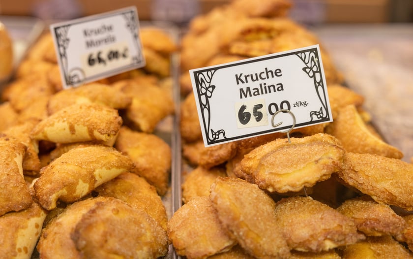 Stoiska i produkty w Hali Targowej