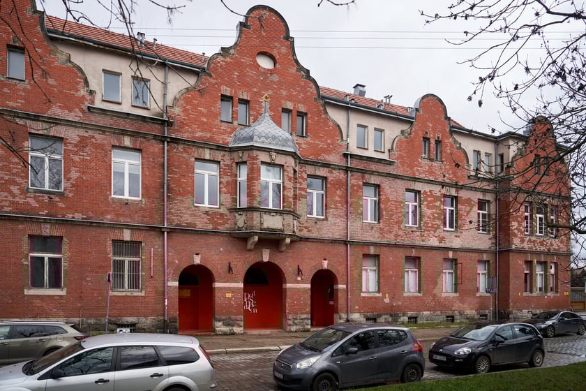 Dawny szpital kolejowy, ruszyła tam buudowa Sudei - nowego osiedla, 4 stycznia 2024 r.