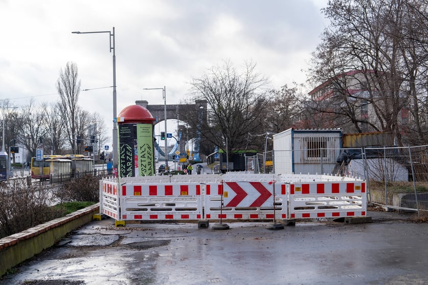 Aktualny stan prac przy przebudowie esplanady 14.01.2024