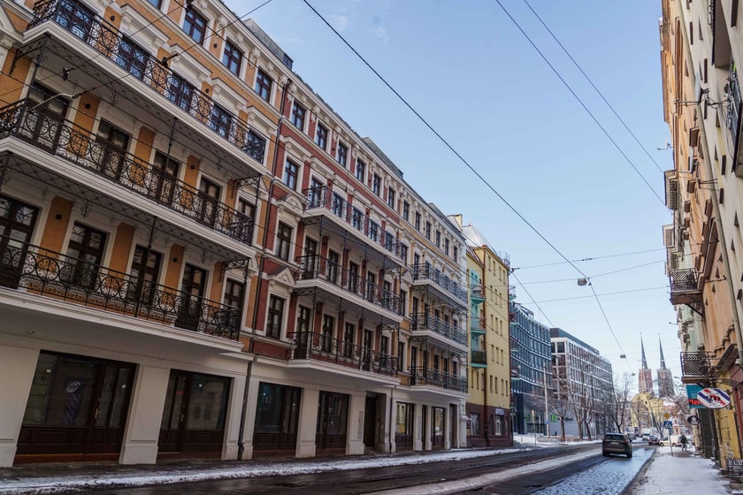 Wyremontowane kamienice przy ul. Szczytnickiej