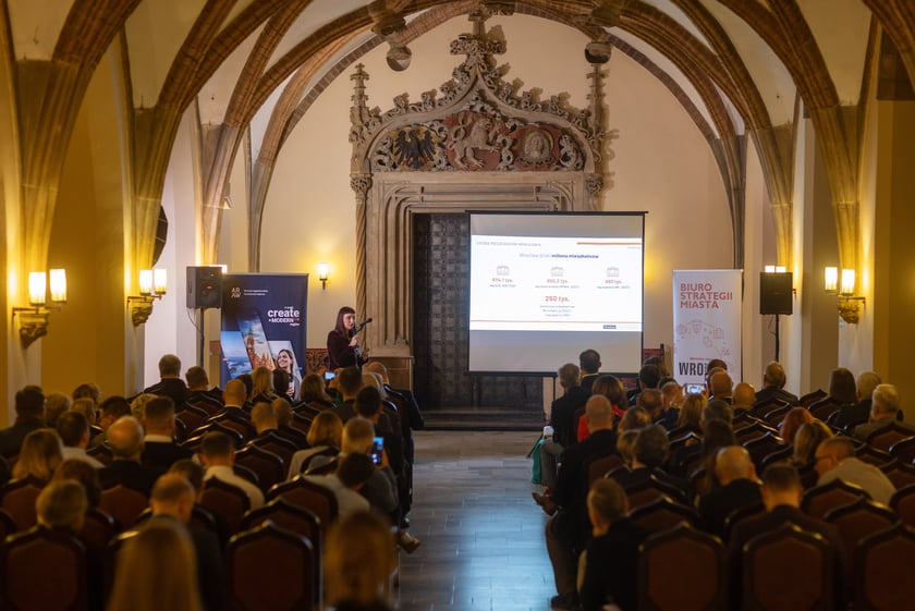 Uczestnicy spotkania  dotyczącego strategii Wrocławia 2050