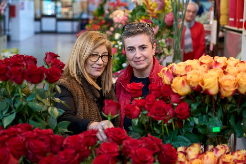 Kwiaty w Hali Targowej