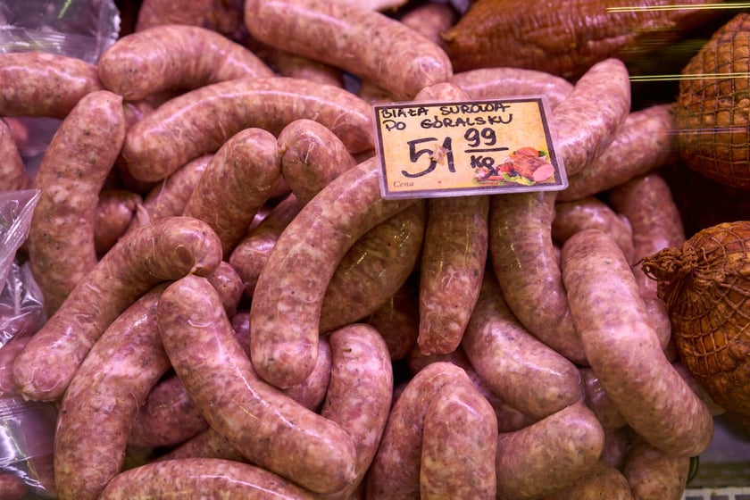 Hala Targowa przy ul. Piaskowej - produkty