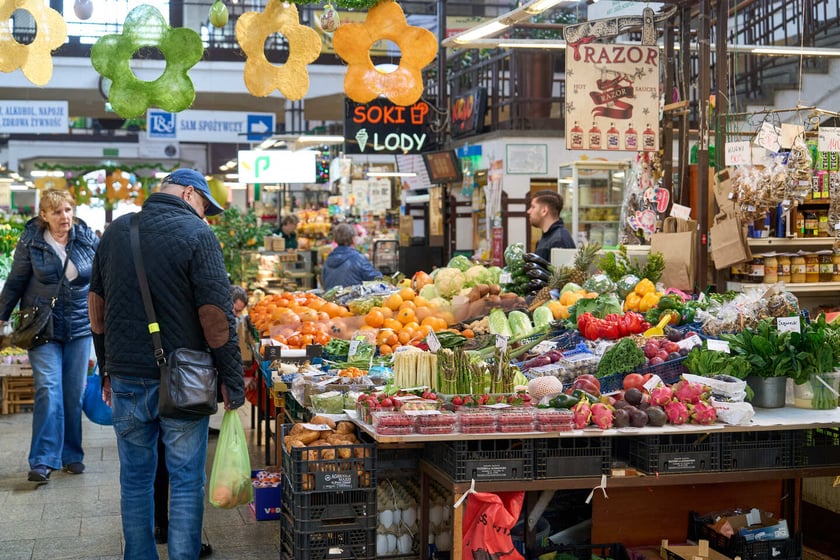 Hala Targowa przy ul. Piaskowej - produkty