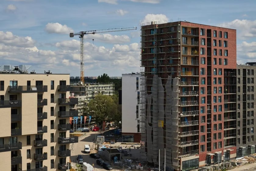 Tak powstaje Port Popowice - jedna z największych nadodrzańskich j inwestycji mieszkaniowych we Wrocławiu.