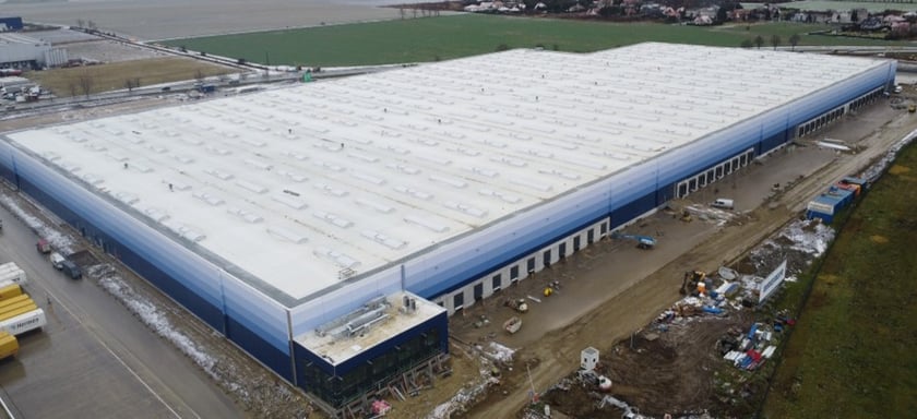 Zdjęcie lotnicze, hale i magazyny Wrocław V Logistics Centre
