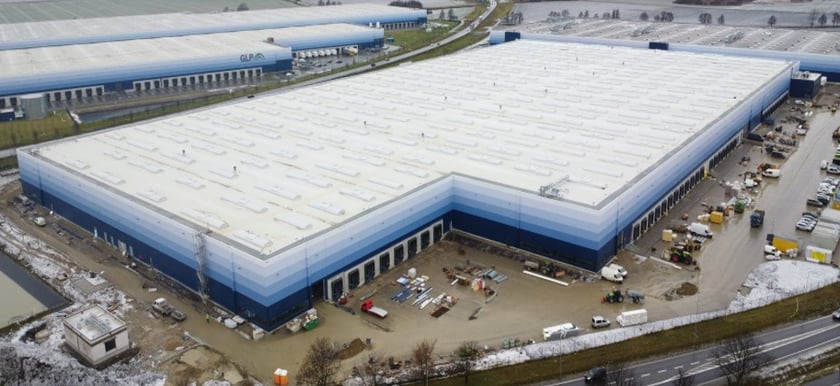 Zdjęcie lotnicze, hale i magazyny Wrocław V Logistics Centre