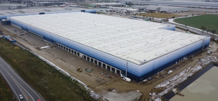 Zdjęcie lotnicze, hale i magazyny Wrocław V Logistics Centre