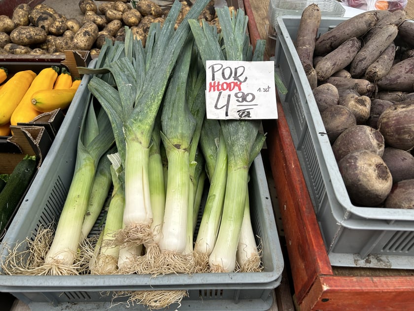 Produkty oferowane na bazarze