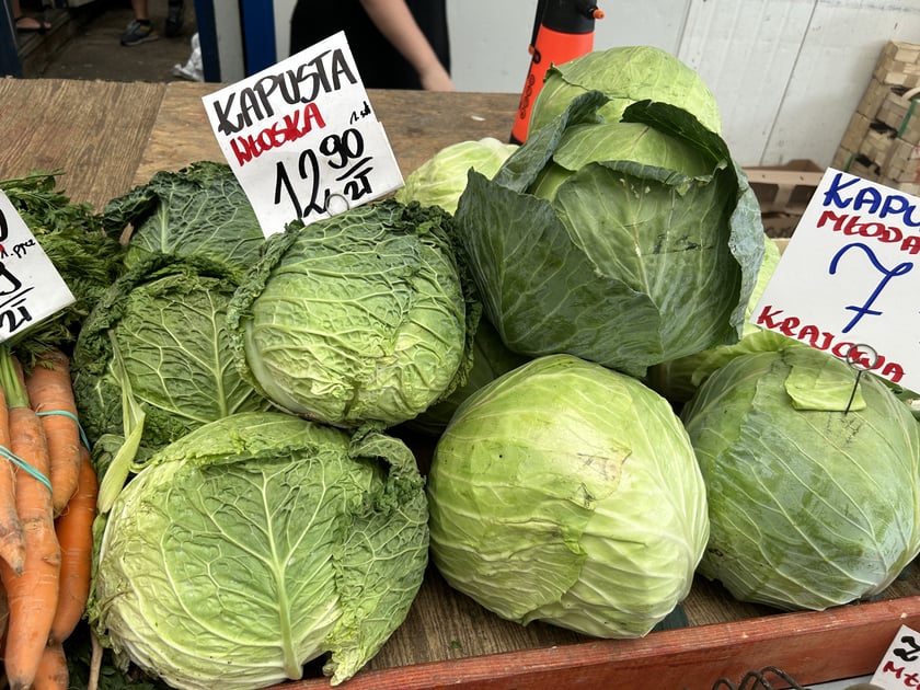 Produkty oferowane na bazarze