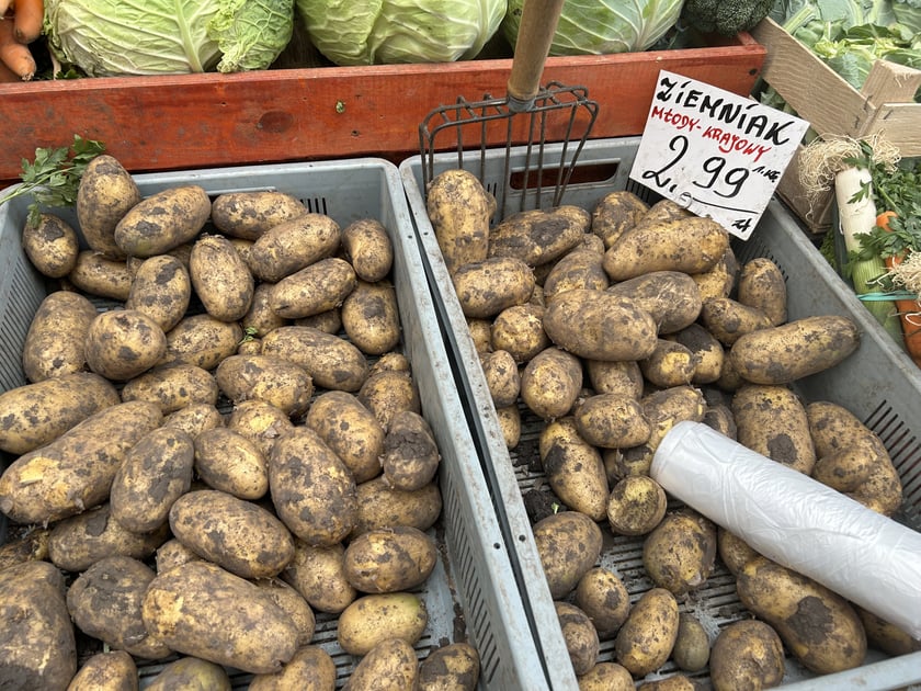 Produkty oferowane na bazarze