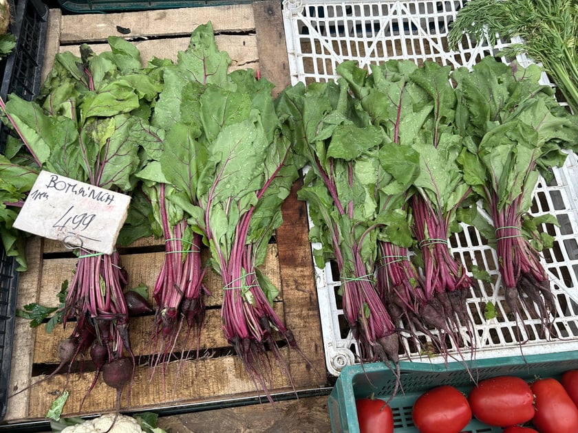 Produkty oferowane na bazarze
