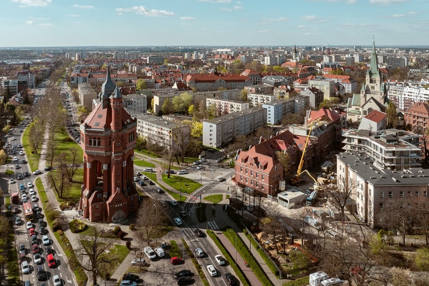Budowa kompleksu Sudea, kwiecień 2025 r.