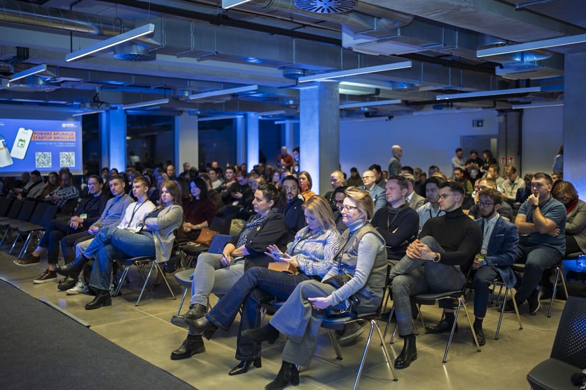 Uczestnicy Startup WRO Meetup.