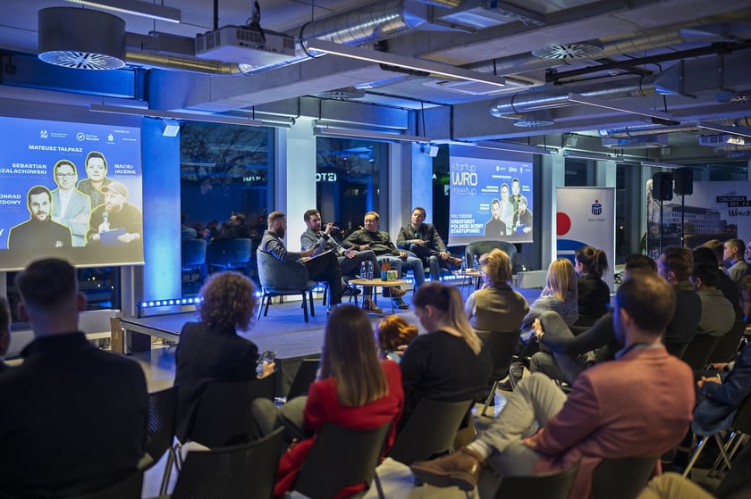Uczestnicy Startup WRO Meetup.