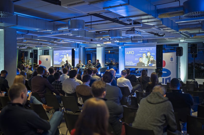 Uczestnicy Startup WRO Meetup.