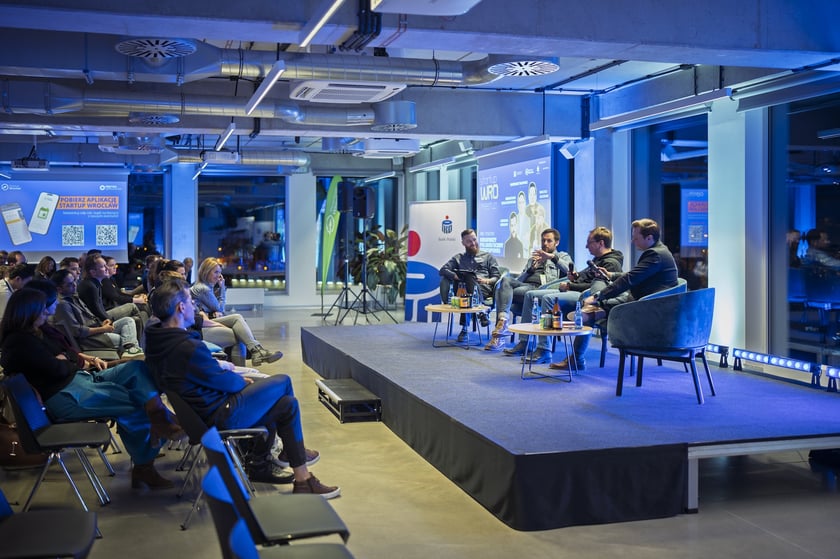 Uczestnicy Startup WRO Meetup.