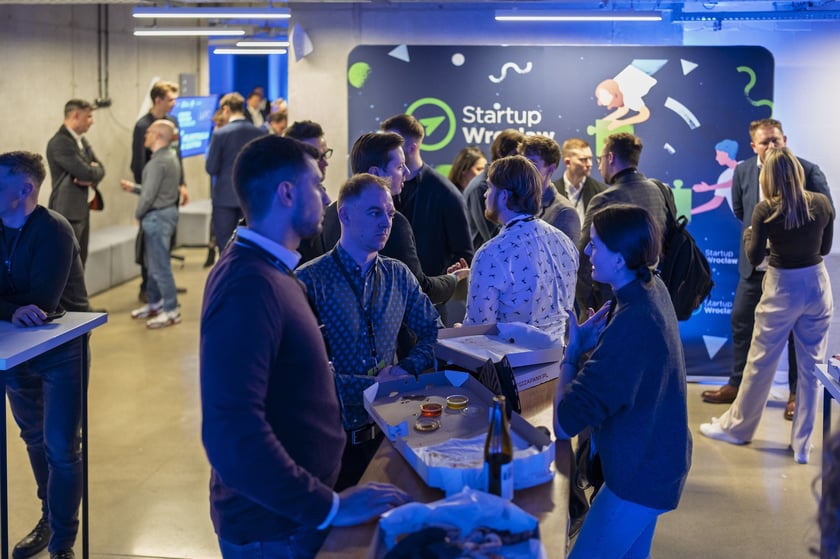 Uczestnicy Startup WRO Meetup.