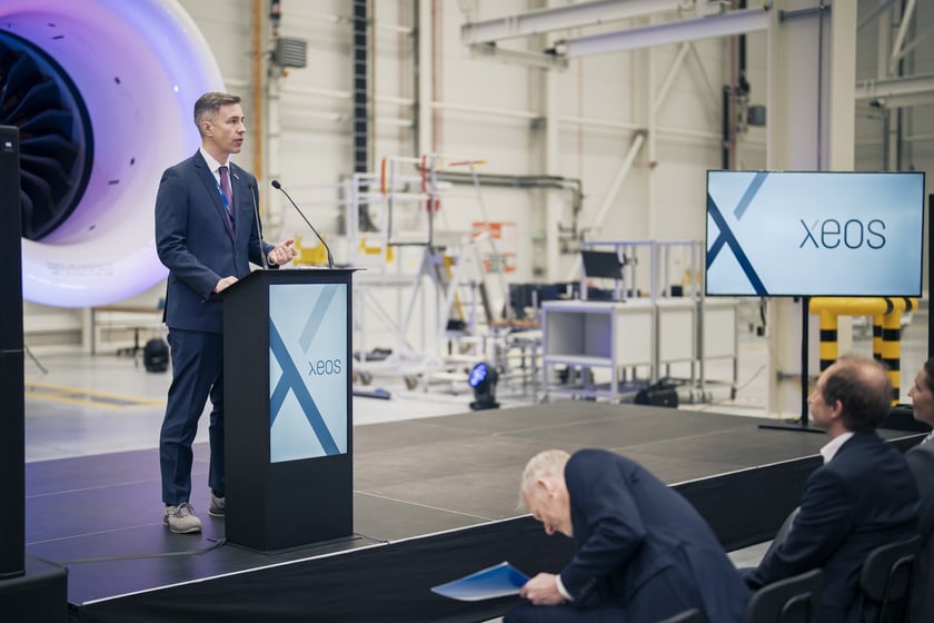 Spółka GE Aerospace ogłosiła w poniedziałek 24 marca oficjalne otwarcie nowoczesnego zakładu obsługi technicznej silników lotniczych XEOS w Środzie Śląskiej koło Wrocławia