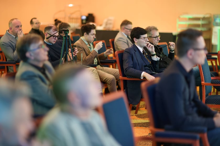 Uczestnicy konferencji „Wall Street Startupy, czyli aniołowie biznesu. Inwestycje. Exity”.