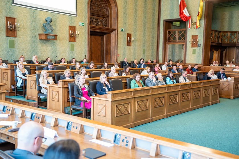 Uczestnicy konferencji „Wrocław dla Przedsiębiorców – Rynek Pracy 2025”.
