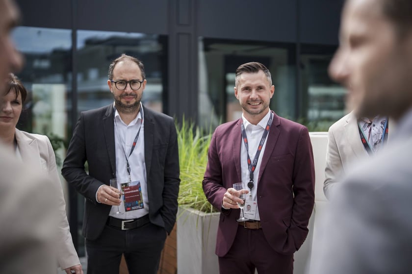 Uczestnicy obchodów 10-lecia 3M Global Service Center  we Wrocławiu.