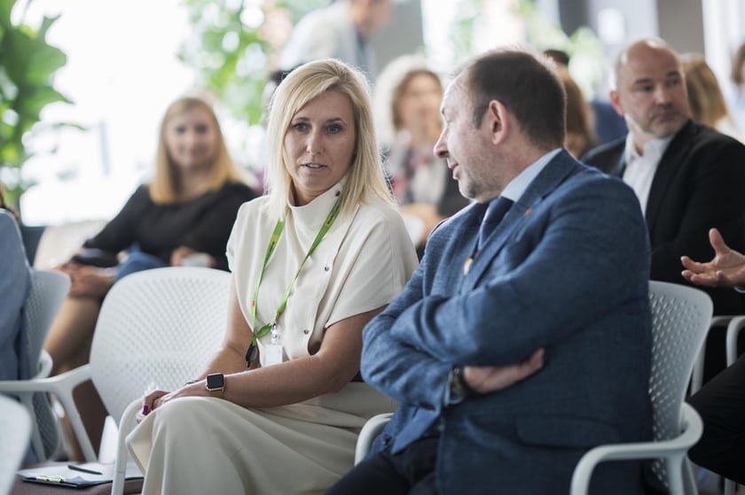 Uczestnicy obchodów 10-lecia 3M Global Service Center  we Wrocławiu.