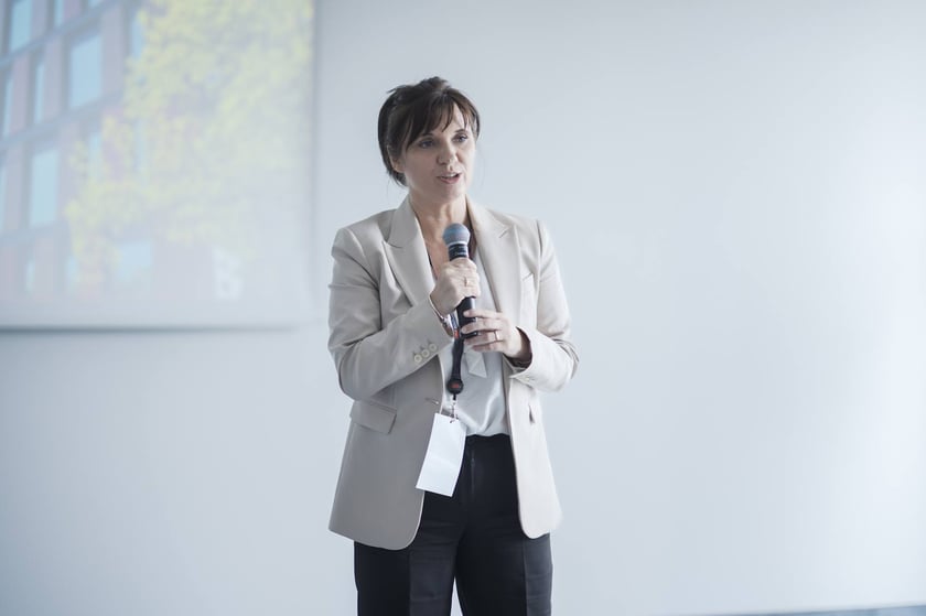 Uczestnicy obchodów 10-lecia 3M Global Service Center  we Wrocławiu.