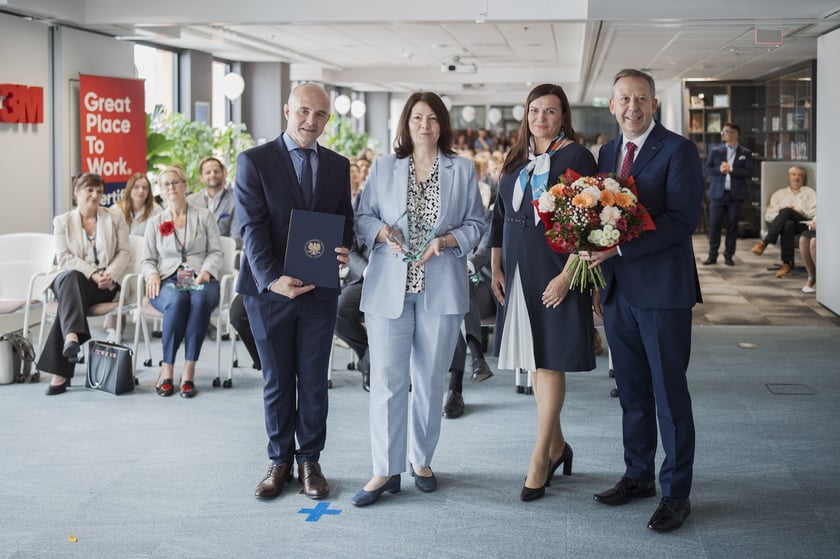 Uczestnicy obchodów 10-lecia 3M Global Service Center  we Wrocławiu.