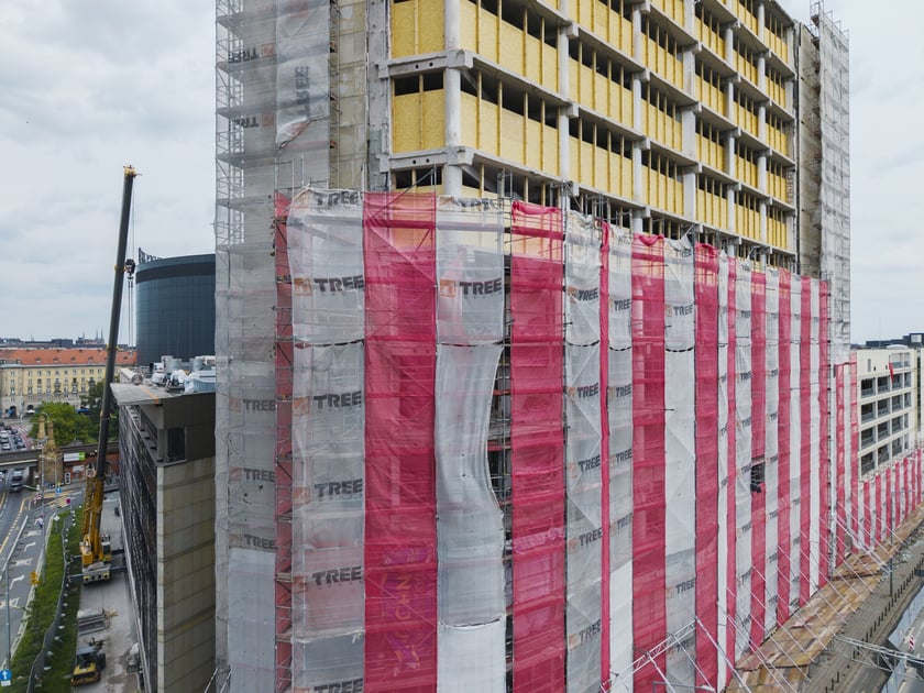 Wyburzanie Arkad w pierwszej połowie czerwca 2025