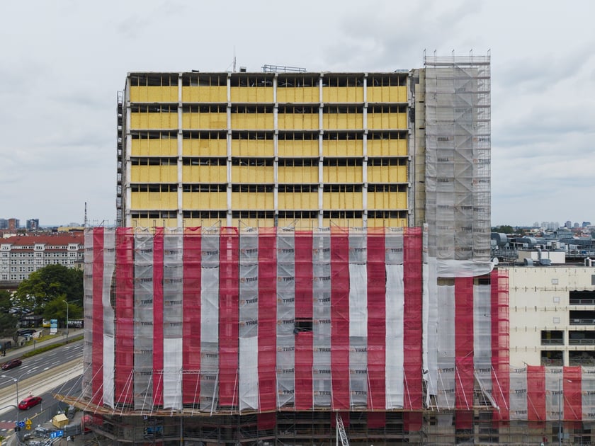 Wyburzanie Arkad w pierwszej połowie czerwca 2025