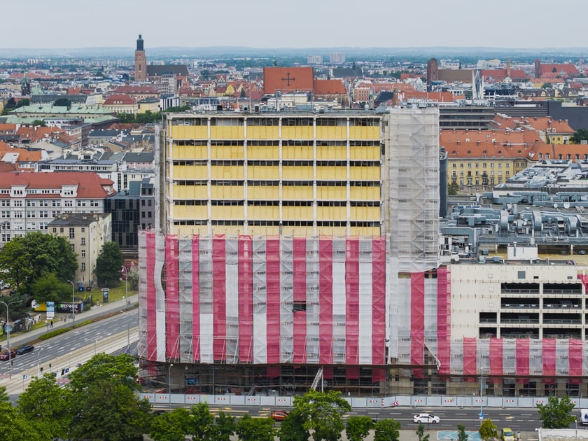 Wyburzanie Arkad w pierwszej połowie czerwca 2025