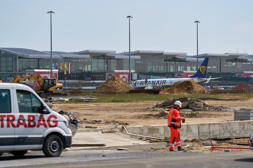 Rozbudowa lotniska we Wrocławiu, maj 2025