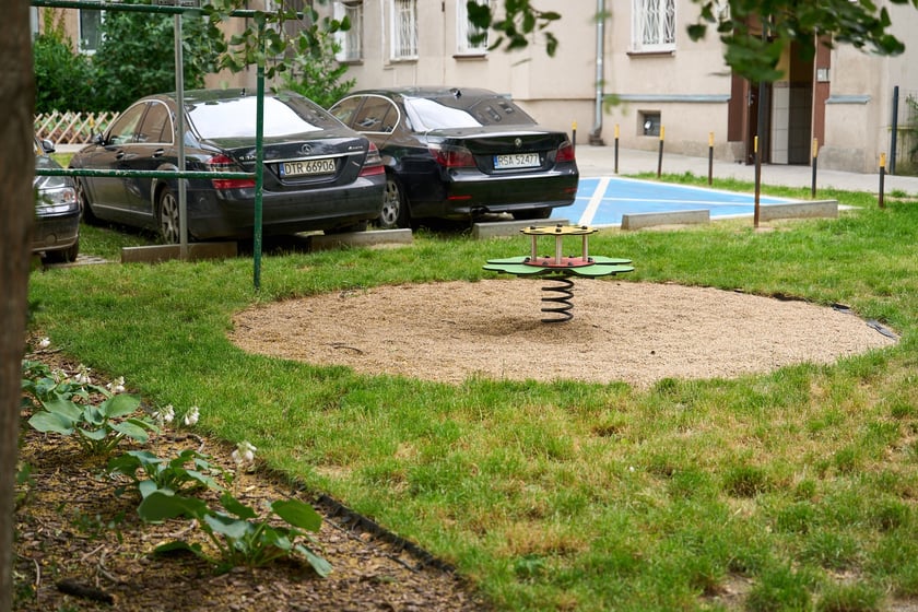 Przed klatkami Kościuszki po zmianach