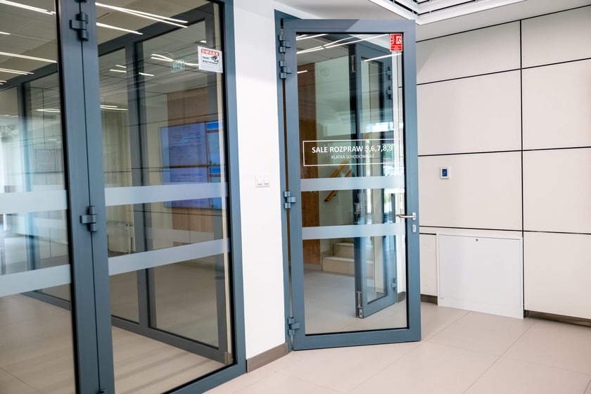 Nowy budynek Sądu Apelacyjnego we Wrocławiu w czerwcu 2025 po otwarciu