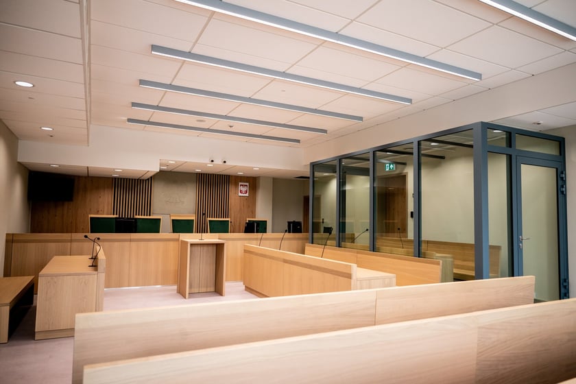 Nowy budynek Sądu Apelacyjnego we Wrocławiu w czerwcu 2025 po otwarciu