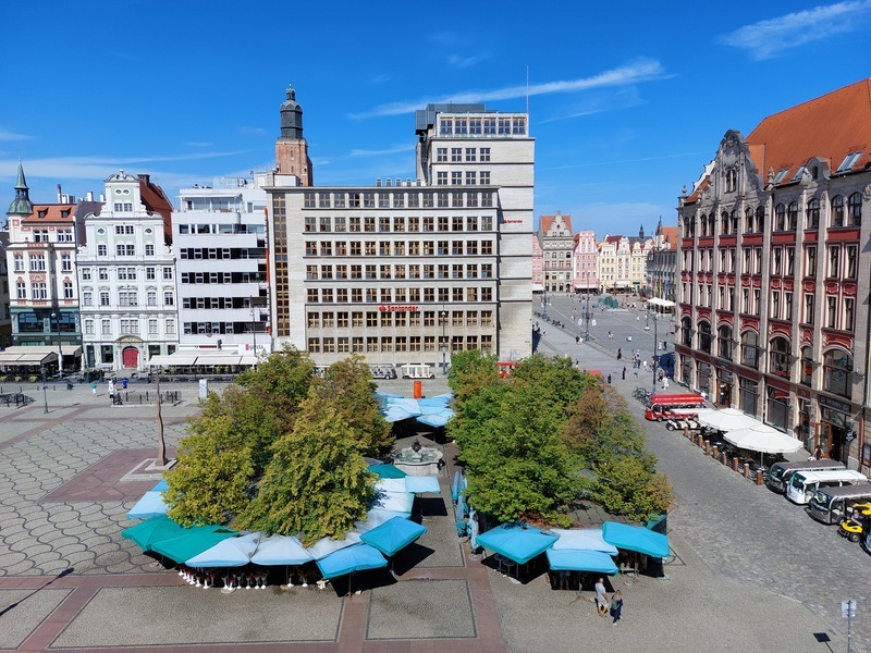 Plac Solny, w sierpniu 2024