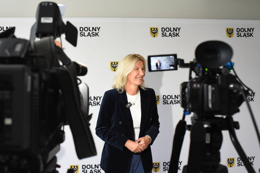 Renata Granowska na konferencji zapowiadającej Forum Ekonomiczne w Karpaczu 2025