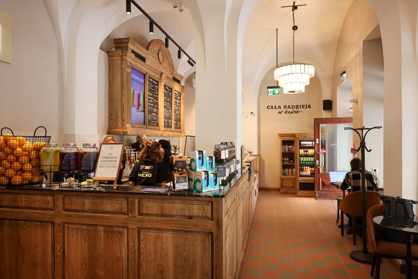 Green Caffe Nero na Rynku w dniu otwarcia (20 sierpnia 2025)
