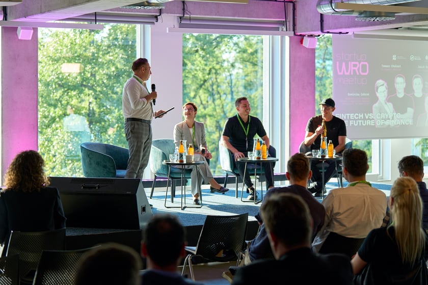 Uczestnicy Startup WRO Meetup.