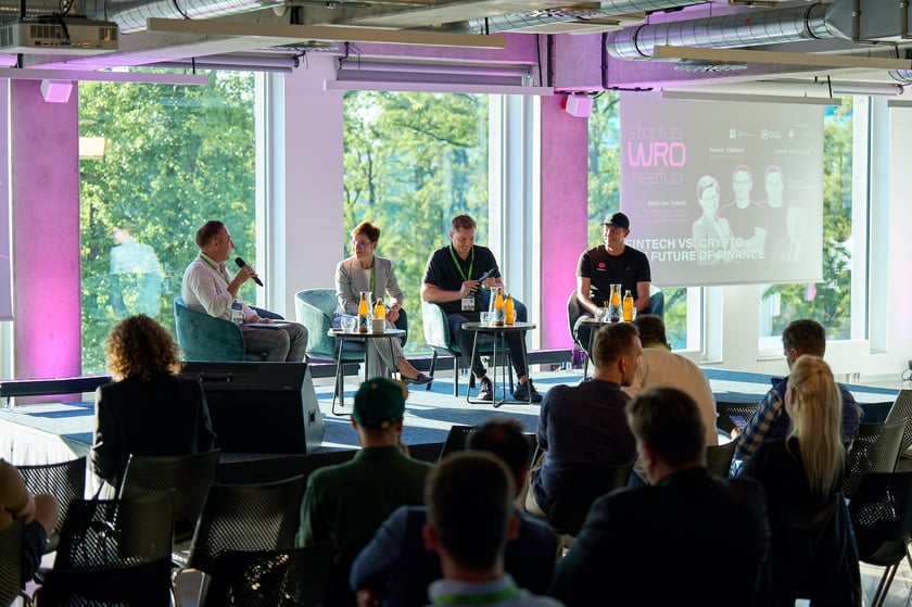 Uczestnicy Startup WRO Meetup.