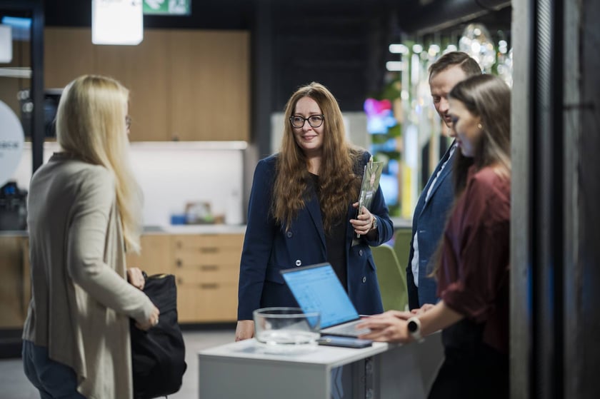 Uczestnicy śniadania biznesowego Invest in Wroclaw.