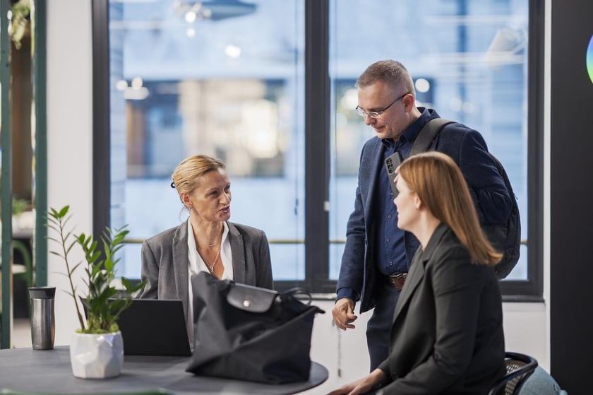 Uczestnicy śniadania biznesowego Invest in Wroclaw.