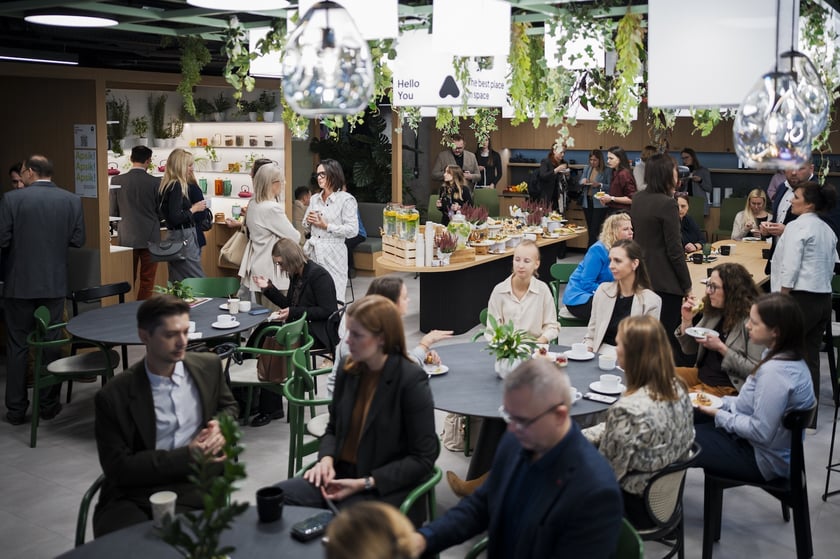 Uczestnicy śniadania biznesowego Invest in Wroclaw.