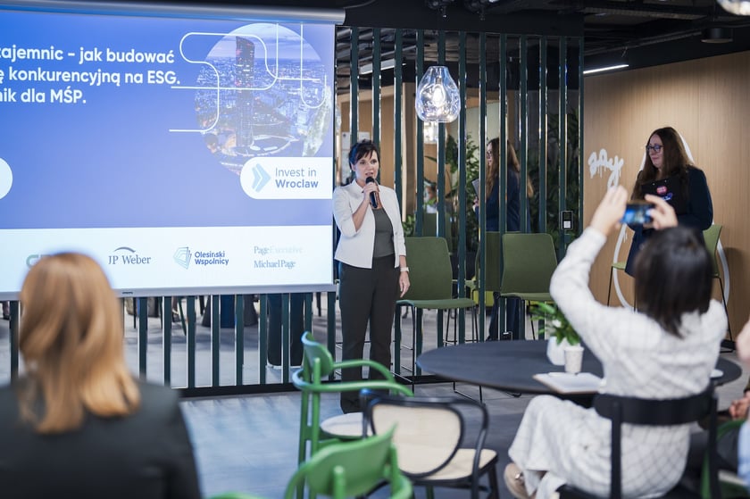 Uczestnicy śniadania biznesowego Invest in Wroclaw.