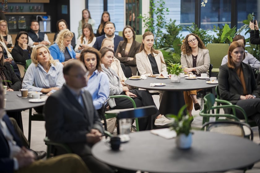 Uczestnicy śniadania biznesowego Invest in Wroclaw.