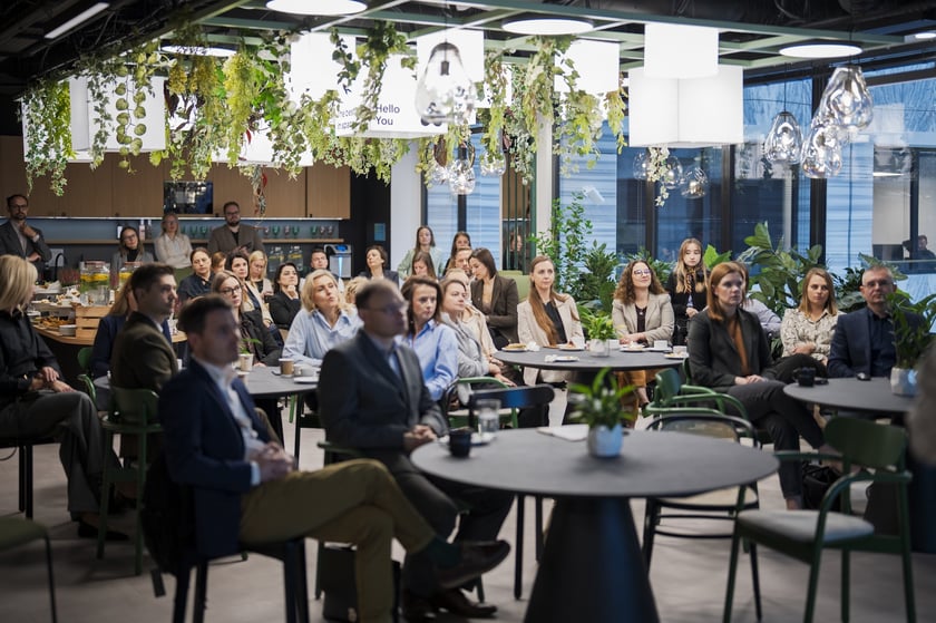 Uczestnicy śniadania biznesowego Invest in Wroclaw.