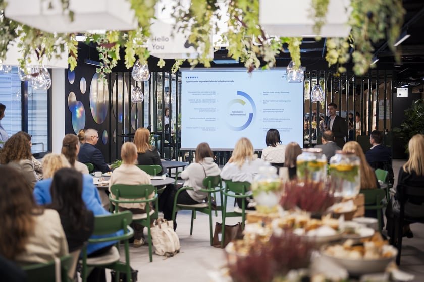 Uczestnicy śniadania biznesowego Invest in Wroclaw.